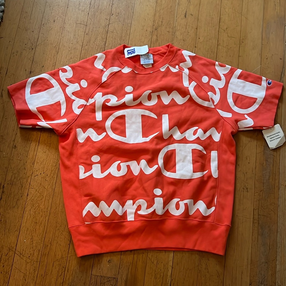 Champion all over short sleeve crew neck